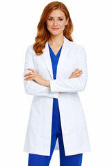 The Classic Lab Coat - V-Neck Women's Modern Fit (MB005)