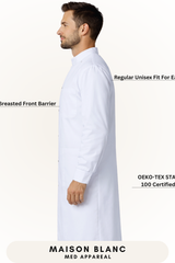 The Howie Lab Coat – Polycotton Cotton Stand Collar Professional Fit (MB001PC)